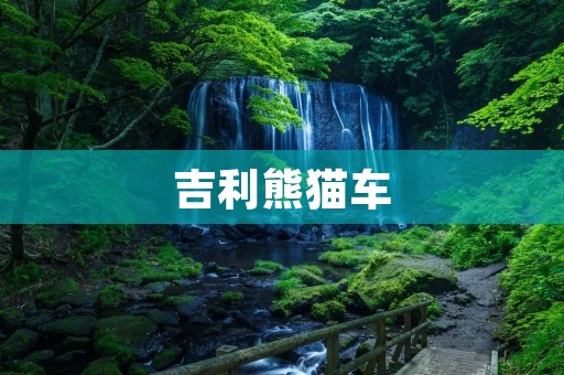 吉利熊猫车:一款时尚可爱的城市代步神器 吉利熊猫车:一款时尚可爱的城市代步神器