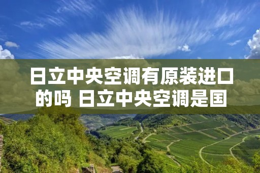 日立中央空调有原装进口的吗 日立中央空调是国产吗