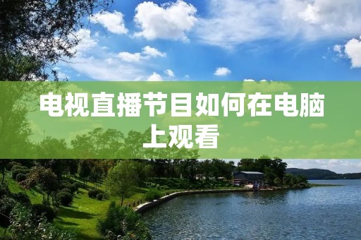 电视直播节目如何在电脑上观看