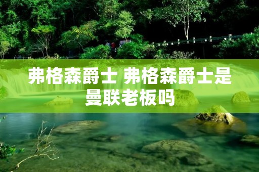 弗格森爵士 弗格森爵士是曼联老板吗 弗格森爵士 弗格森爵士是曼联老板吗