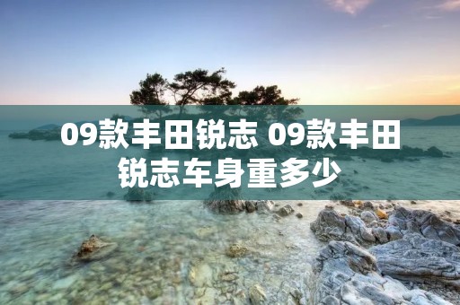 09款丰田锐志 09款丰田锐志车身重多少