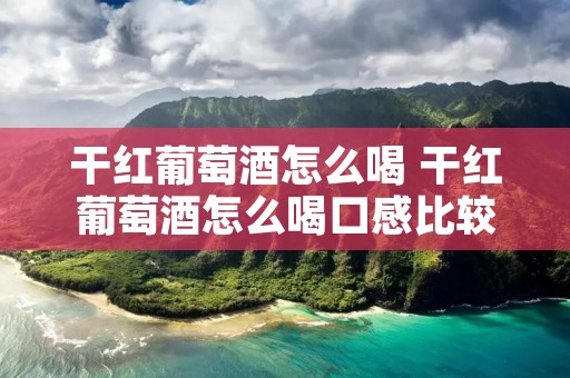 干红葡萄酒怎么喝 干红葡萄酒怎么喝口感比较好