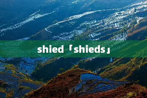 shied「shieds」