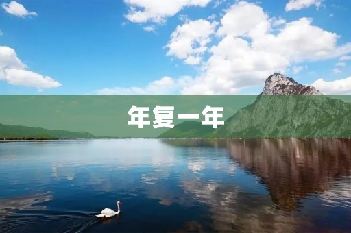 年复一年:时间的流逝与人生的变迁