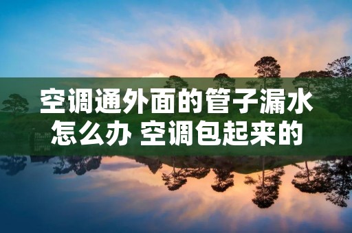 空调通外面的管子漏水怎么办 空调包起来的管子漏水
