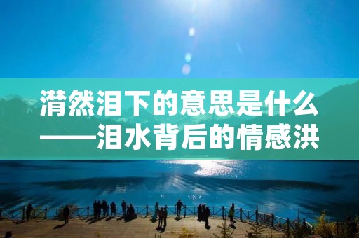 潸然泪下的意思是什么——泪水背后的情感洪流