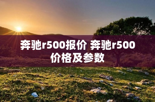 奔驰r500报价 奔驰r500价格及参数