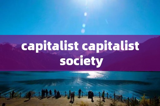 capitalist capitalist society