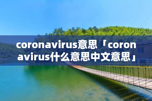 coronavirus意思「coronavirus什么意思中文意思」
