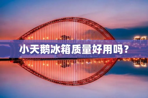 小天鹅冰箱质量好用吗? 小天鹅冰箱质量好用吗?