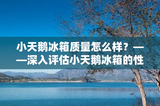 小天鹅冰箱质量怎么样?——深入评估小天鹅冰箱的性能和可靠性 小天鹅冰箱质量怎么样?——深入评估小天鹅冰箱的性能和可靠性