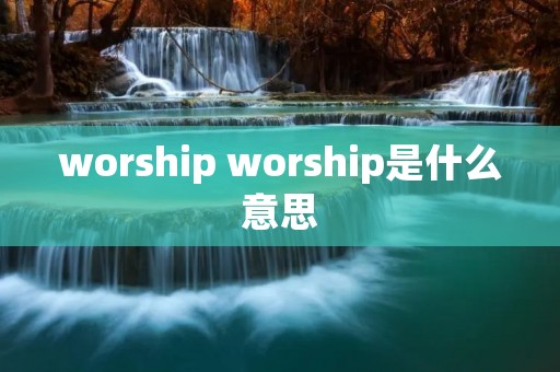 worship worship是什么意思