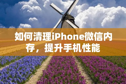 如何清理iPhone微信内存,提升手机性能