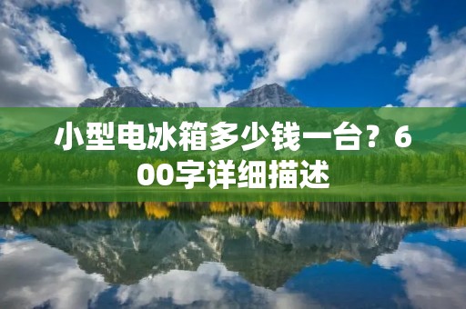 小型电冰箱多少钱一台？600字详细描述