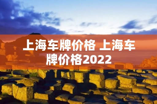 上海车牌价格 上海车牌价格2022