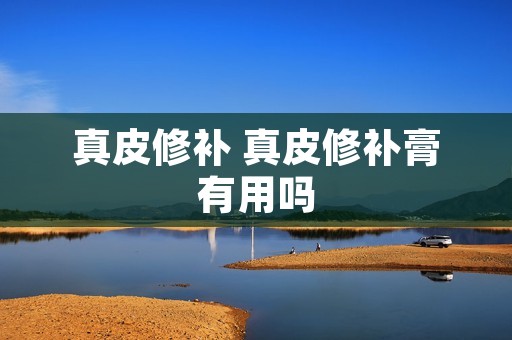 真皮修补 真皮修补膏有用吗