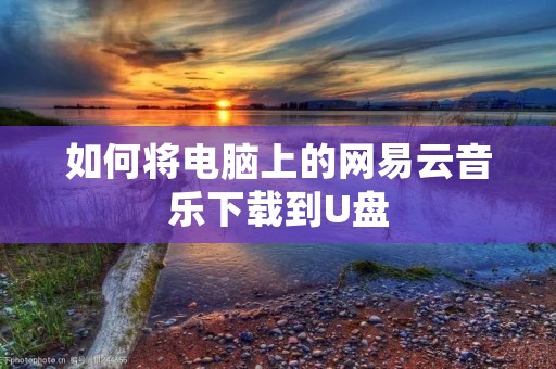 如何将电脑上的网易云音乐下载到U盘
