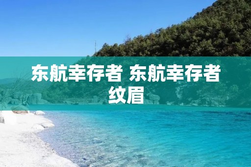 东航幸存者 东航幸存者纹眉 东航幸存者 东航幸存者纹眉