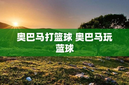 奥巴马打篮球 奥巴马玩蓝球 奥巴马打篮球 奥巴马玩蓝球