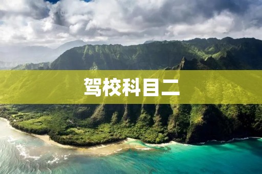 驾校科目二：提高驾驶技能的关键一步