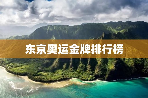 东京奥运金牌排行榜：中国队表现出色，荣膺榜首