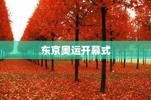 东京奥运开幕式:传递和平与希望的盛大舞台 东京奥运开幕式:传递和平与希望的盛大舞台