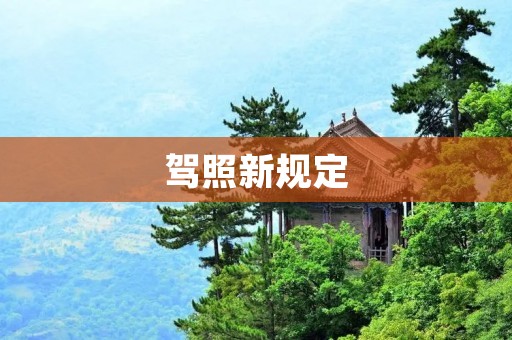 驾照新规定:改革促进道路交通安全与司机素质提升