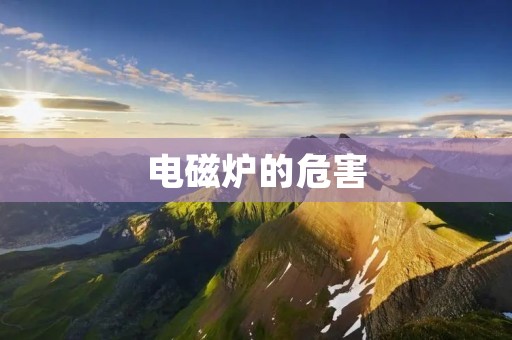电磁炉的危害:对人体健康的潜在威胁