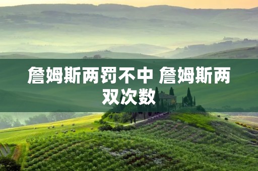 詹姆斯两罚不中 詹姆斯两双次数