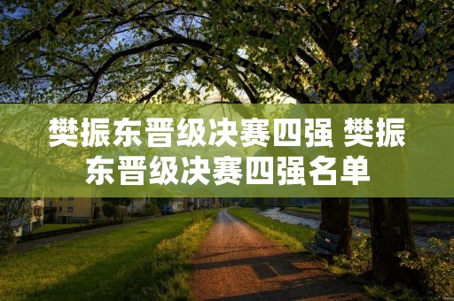 樊振东晋级决赛四强 樊振东晋级决赛四强名单