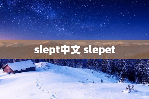 slept中文 slepet slept中文 slepet