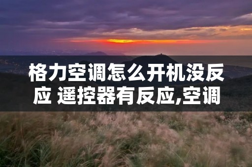 格力空调怎么开机没反应 遥控器有反应,空调没反应