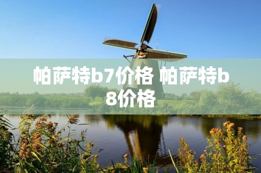 帕萨特b7价格 帕萨特b8价格