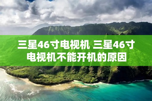 三星46寸电视机 三星46寸电视机不能开机的原因