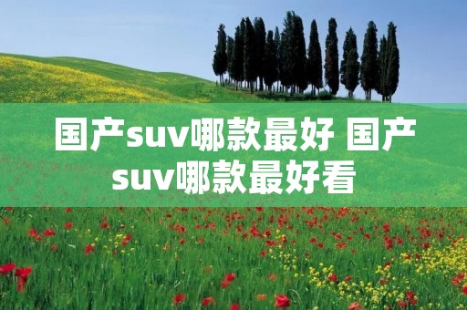 国产suv哪款最好 国产suv哪款最好看 国产suv哪款最好 国产suv哪款最好看