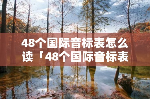 48个国际音标表怎么读「48个国际音标表读音」