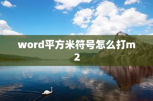 word平方米符号怎么打m2