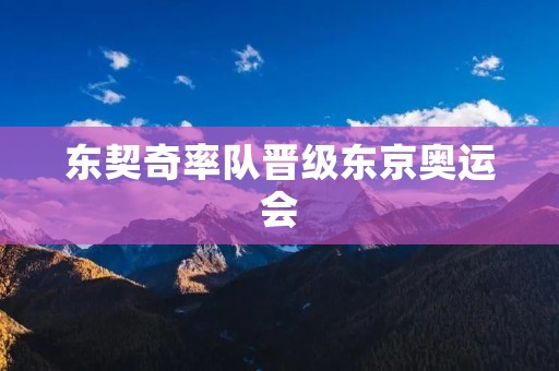 东契奇率队晋级东京奥运会