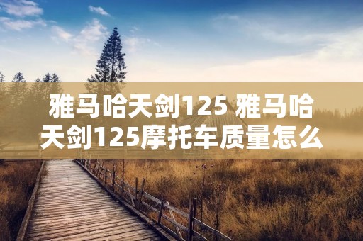 雅马哈天剑125 雅马哈天剑125摩托车质量怎么样