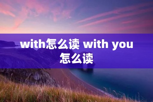 with怎么读 with you怎么读