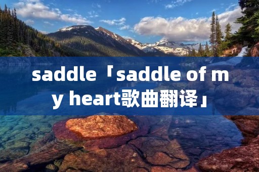 saddle「saddle of my heart歌曲翻译」