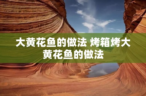 大黄花鱼的做法 烤箱烤大黄花鱼的做法