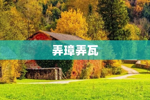 弄璋弄瓦:传统工艺的传承与创新