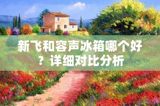 新飞和容声冰箱哪个好？详细对比分析