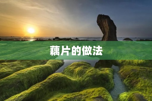藕片的做法 藕片的做法