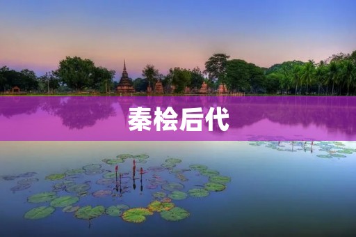 秦桧后代:历史的延续与个人的命运
