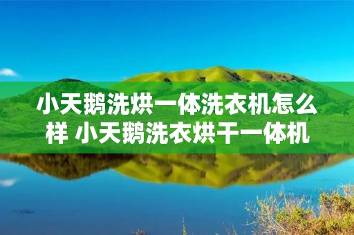 小天鹅洗烘一体洗衣机怎么样 小天鹅洗衣烘干一体机怎么样