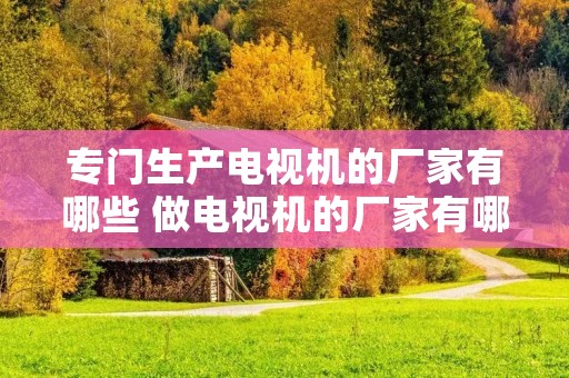 专门生产电视机的厂家有哪些 做电视机的厂家有哪些