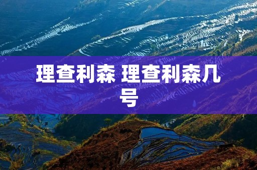 理查利森 理查利森几号