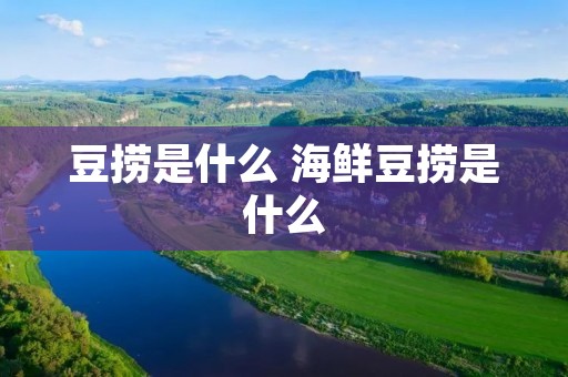 豆捞是什么 海鲜豆捞是什么 豆捞是什么 海鲜豆捞是什么